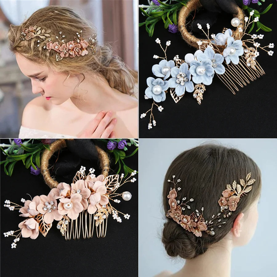 

New luxury crystal crown hair comb romantic beautiful wedding bride hair accessories fashion high-end jewelry hair clip gift