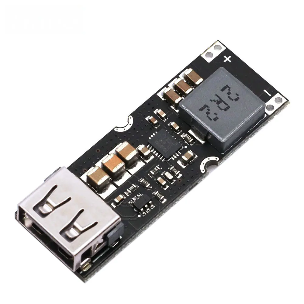 TPS61088 Single Cell Lithium Battery Boost Power Module Board 3.7V 4.2V Liter 5V 9V 12V USB Mobile Phone Fast Charge QC2.0 QC3.0