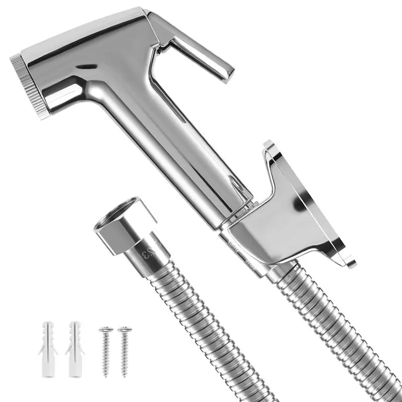 

A21Q -Toilet Bathroom Hand Held Handheld Sprayer Shower Bidet Spray Hose Holder