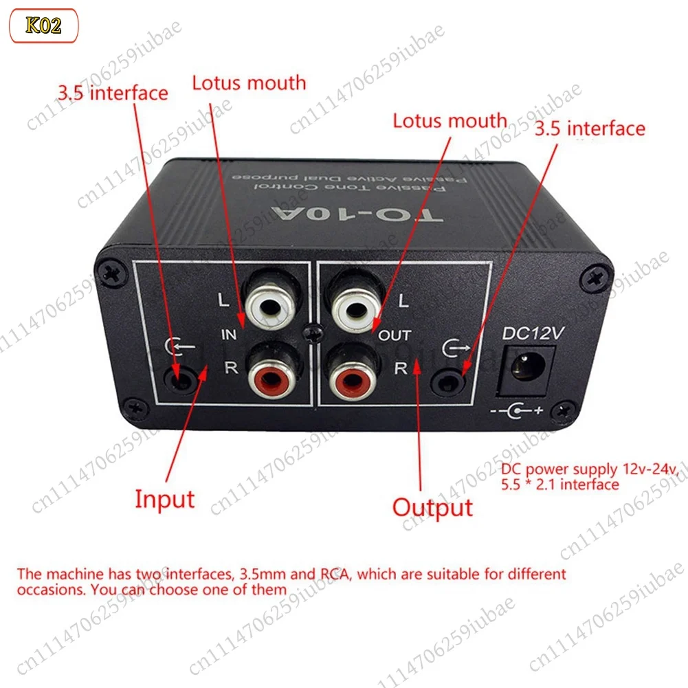 5532 Dual Op Amp Front Audio Amplifier Stereo Tube Preamp Treble Mid Bass Tone Control Volume Attenuator 2-in-1 Board