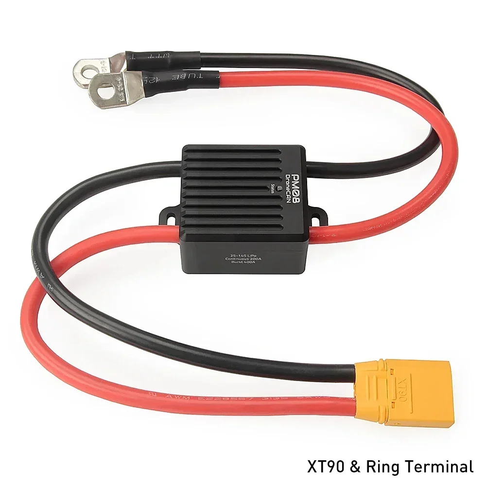Holybro DroneCAN PM08-CAN Power Module 2-14S 200A Dual Step Down UBEC Output With 2x Independent 5V Out For RC FPV Drone thumbnail 6