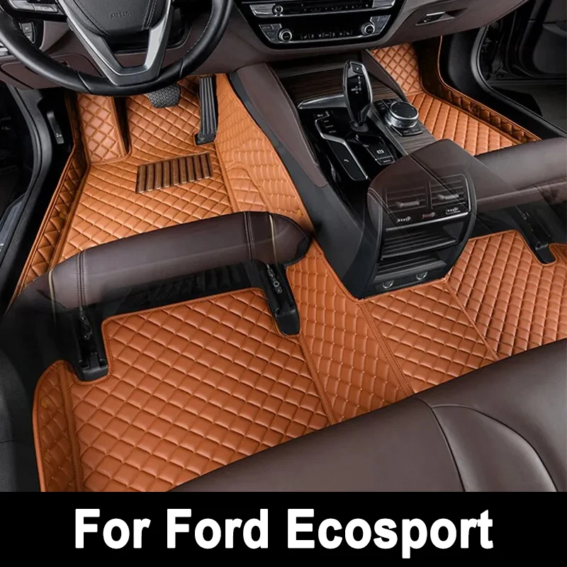 

Автомобильные коврики для Ford Ecosport 2018 2019, пользовательские автомобильные подушечки для ног, автомобильный ковер, аксессуары для интерьера