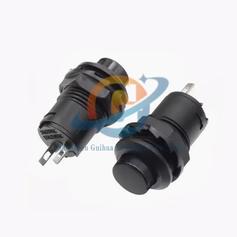 5pcs DS-428/427 circular button switch with lock, self-locking, non locking, self resetting button opening 12mm DS-425A