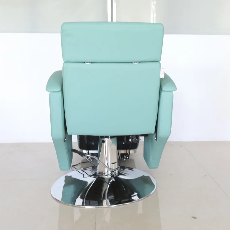 b7-17- high-end hairdressing shop barber chair electric reclining hairdressing chair hair salon special large chassis chair