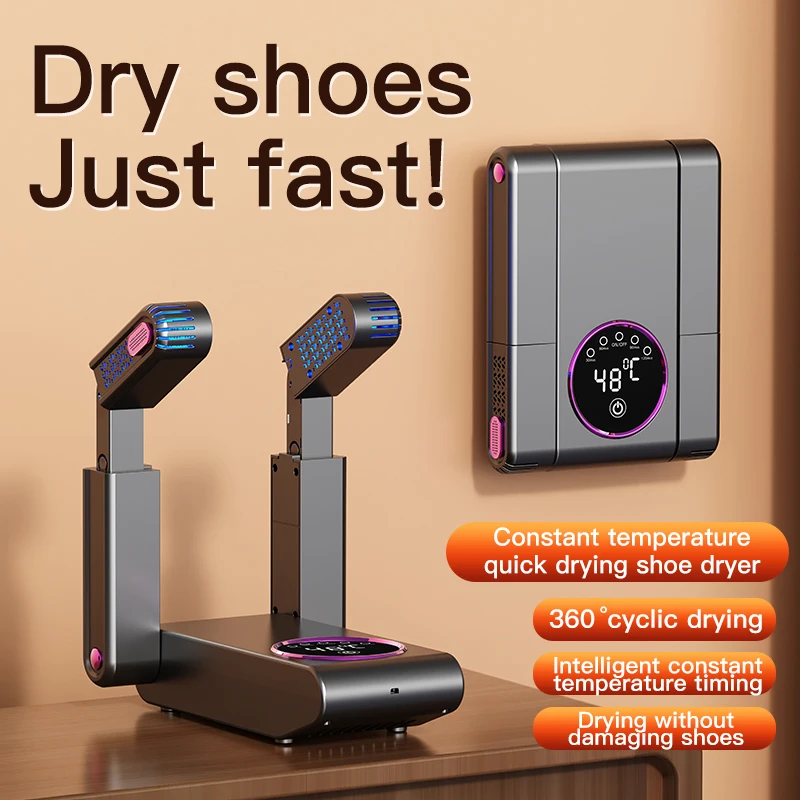 New Deodorizing Sterilizing Adjustable Timing Electric Shoe Dryer Extension and Contraction Shoe Dryer Household Footwear Dryer