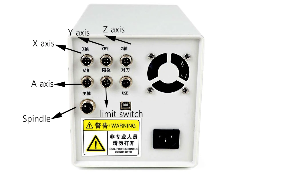 MACH3 GRBL CNC Control Box 4 Axis for 500W 800W 1.5KW CNC Router Cutter Spindle Engraving Machine System Motherboard Controller