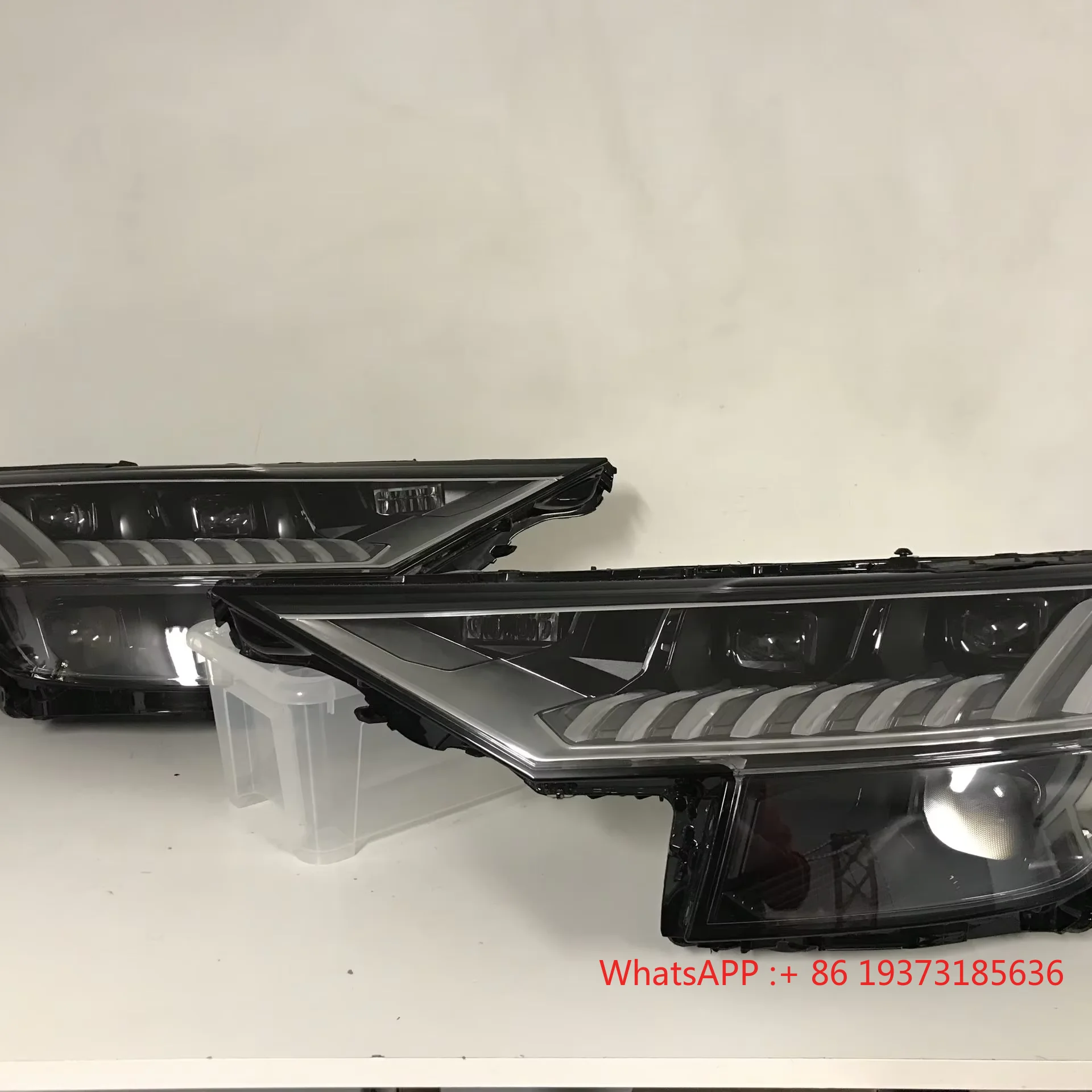 Q8 Factory Upgrade High Matrix Headlight 12V Warm White Lighting with 8000K Color Temperature Water Proof for Front Bumper