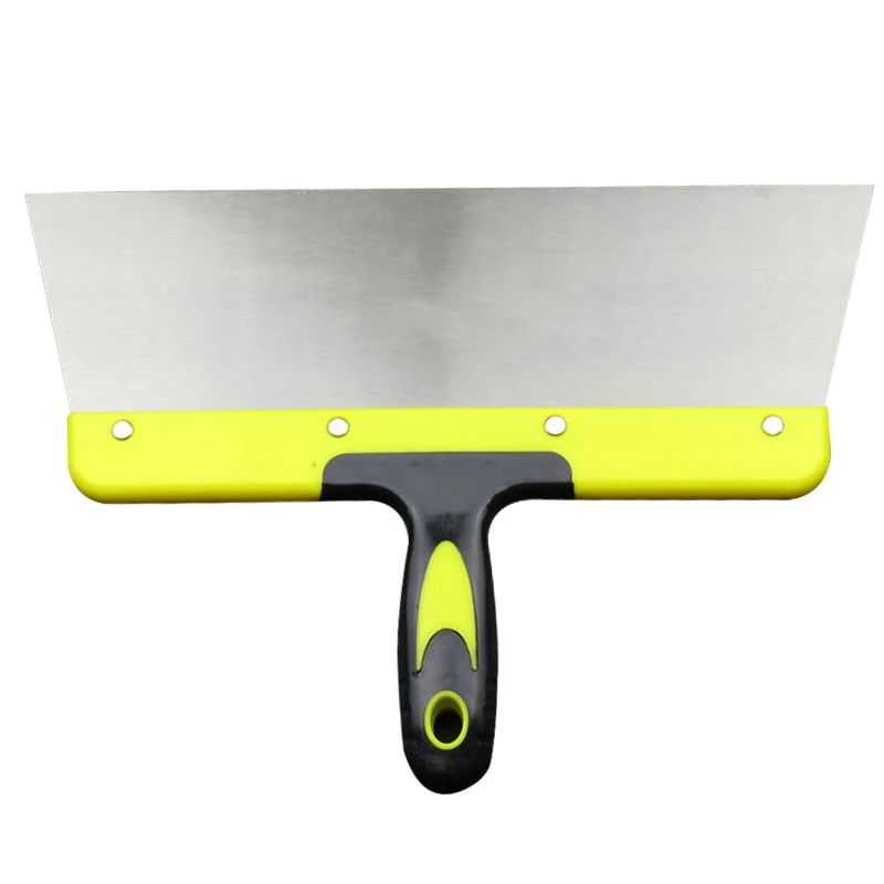 Cuchillo de masilla con mango, raspador especial de pintor, placa de hierro, cuchillo de masilla niveladora, pala de limpieza