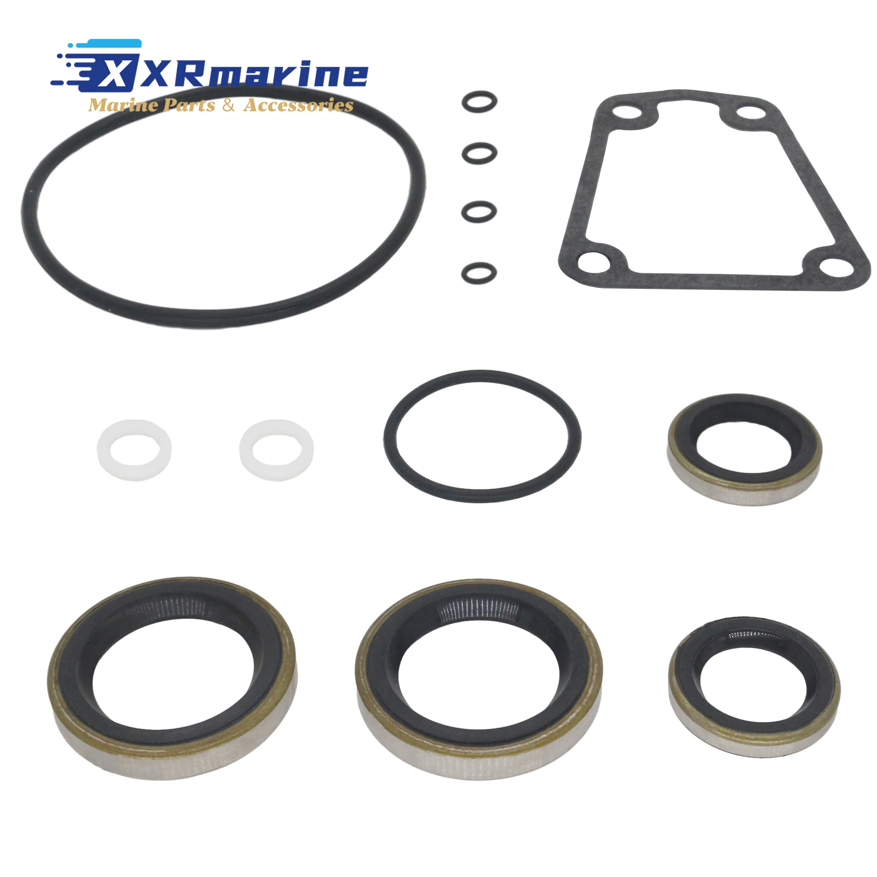 

Комплект уплотнений нижней части подвесного двигателя для моторов Johnson Evinrude 85, 100, 125 л.с., заменяет Sierra 18-2691, GLM 87611, Mallory 9-74114