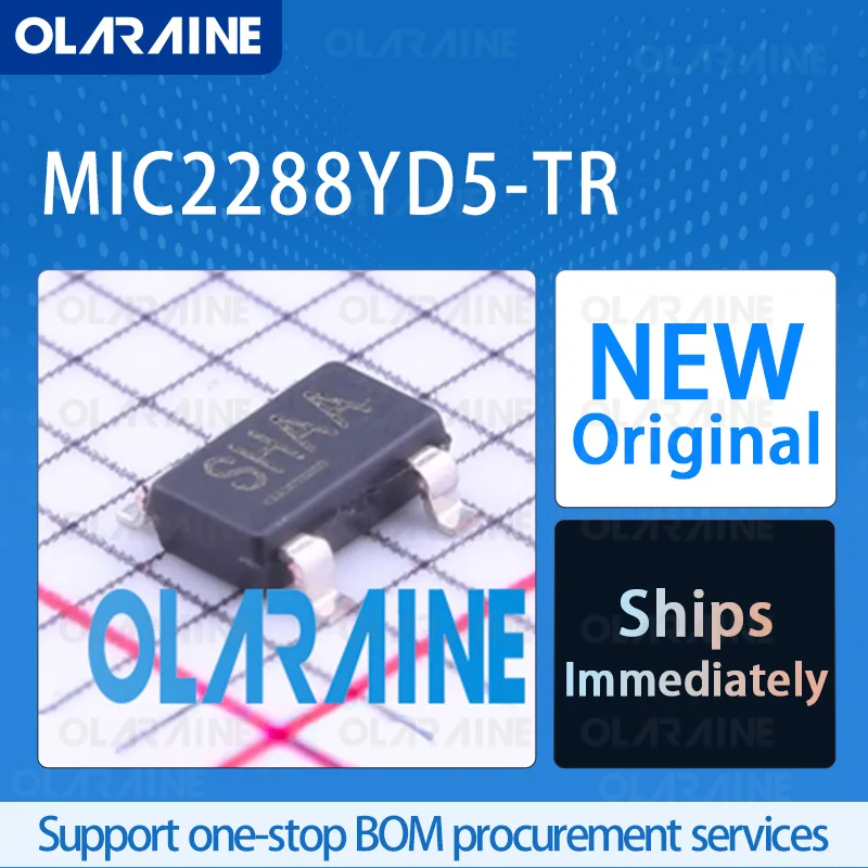 

5/10/100Pcs MIC2288YD5-TR SOT-23-5 original ic chip Switching regulators RoHS Current 1 A 1 Output Voltage 10 V