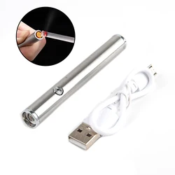 USB Lighters Windproof Arc Electric Plasma Rechargeable Lighter Cigarette Gadget