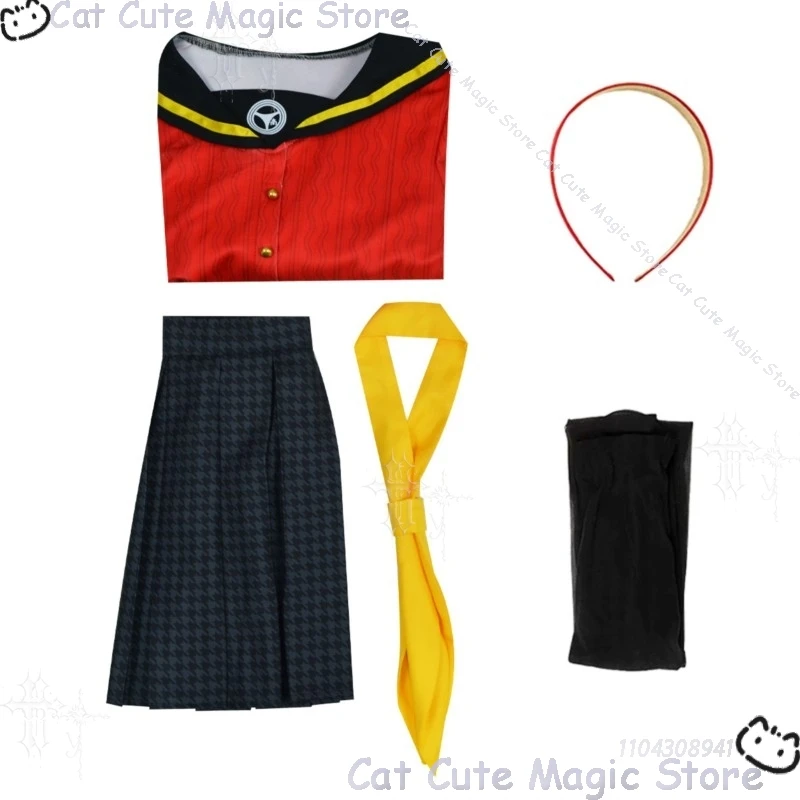 Yukiko Amagi Cosplay Sailor Uniform Full Game Anime Character Outfit Comic Con Halloween Theme Party Campus Fantasy Roleplay Cos view 6