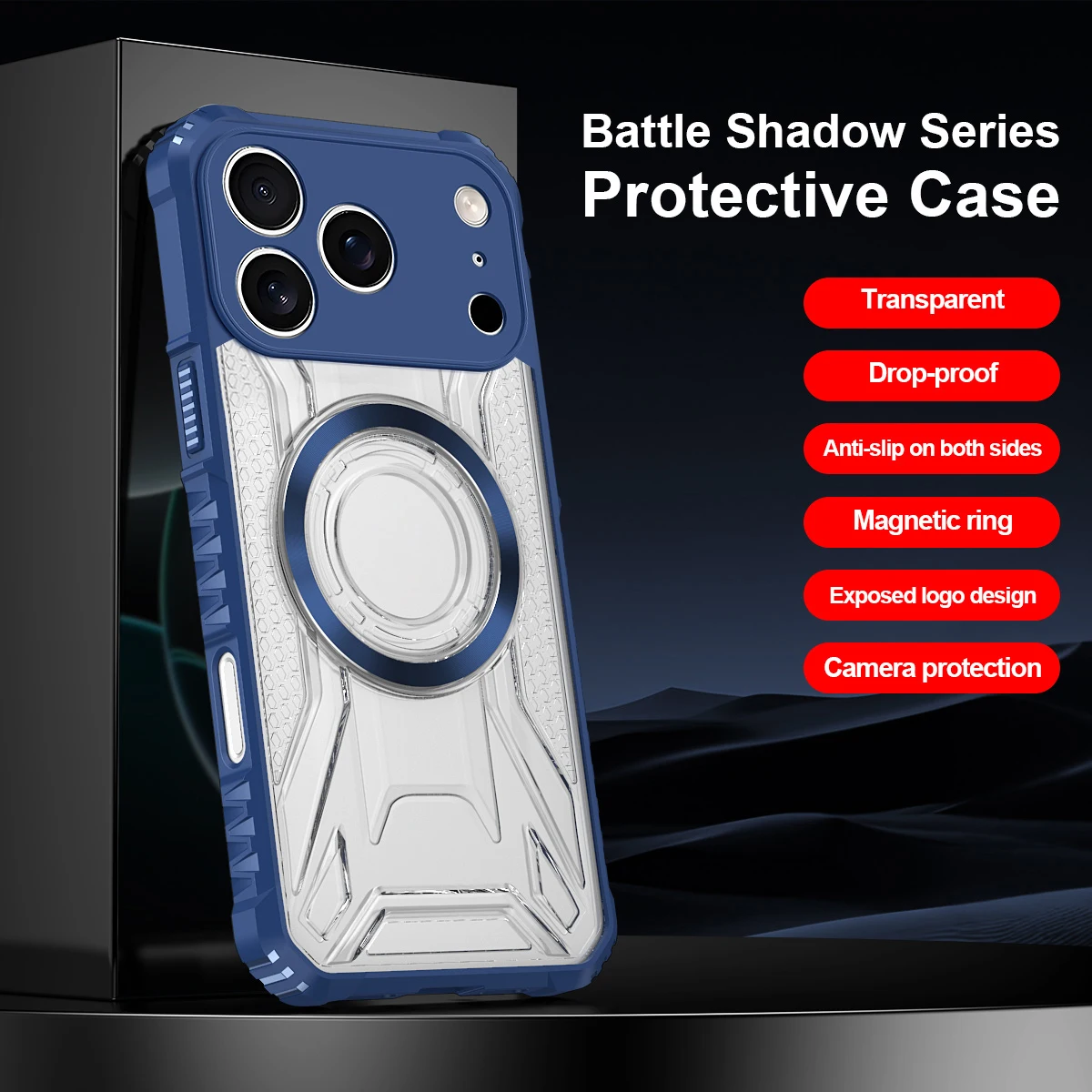 

Luxury Armor Magsafe Wireless Charging Case For iphone 17 Air 16 15 14 Plus 13 12 11 Pro Max Magnetic Transparent Bumper Cover