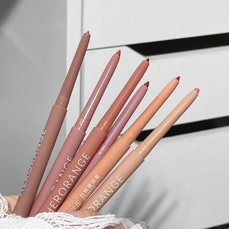 

【WHB】Velvet Lip Liner Pencil Nude Matte Waterproof Non-stick Cup Cherry Red Lip Liner Lip Contour Pen Lipstick Makeup For Woman