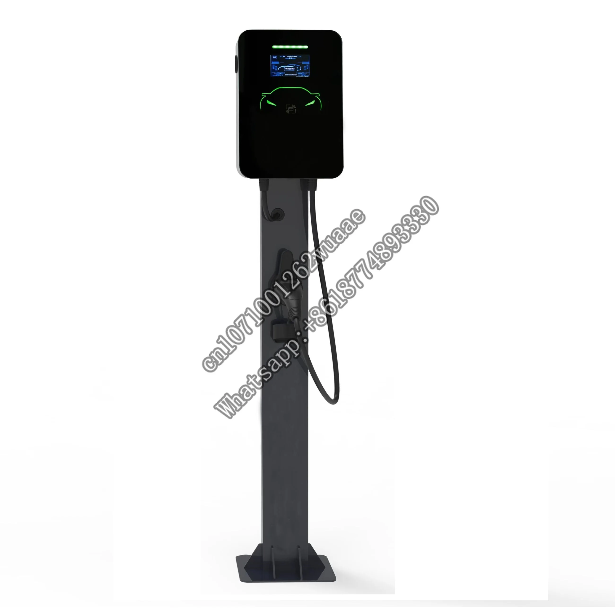 

Wall mounted/column mounted charging pile ev charger station 22kw