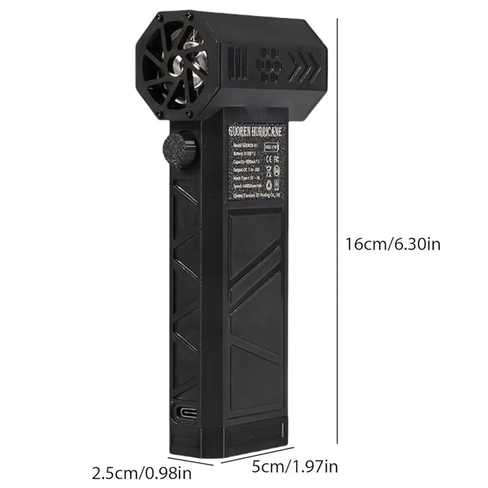 

Handheld Turbos Fos Fan 140000RPM High Speed Brushless Motor Air Dusters Rechageable Air Blower Cleaner