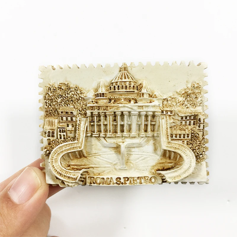 

Resin Material Magnetic Roma Colosseum Fridge Magnet - Souvenir Decor for Home, Office, Kitchen
