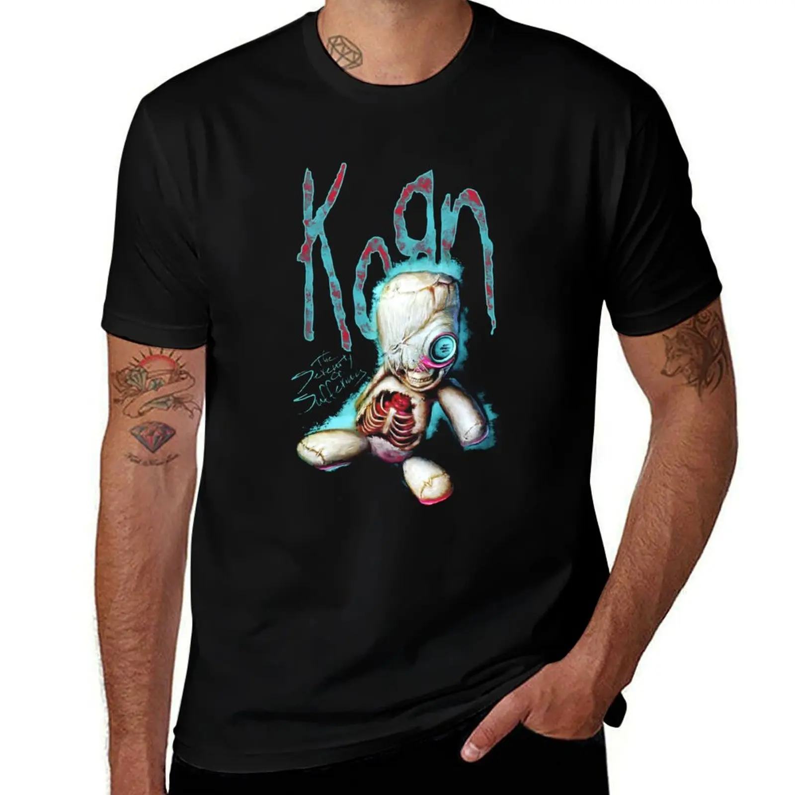 

nu metal doll T-Shirt Big and Tall Basic Tee Shirt