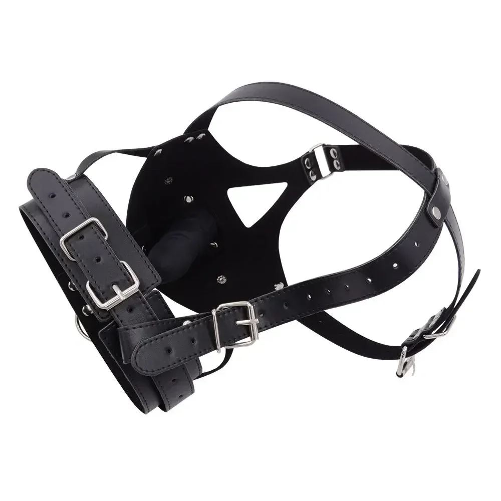 Bdsm Hoofdbanden Kraag Hoofdmasker Sex Bondage Terughoudendheid Hoofdboeien Fetish Kraag Erotische Speeltjes Voor Vrouwen Mannen Lederen Slave