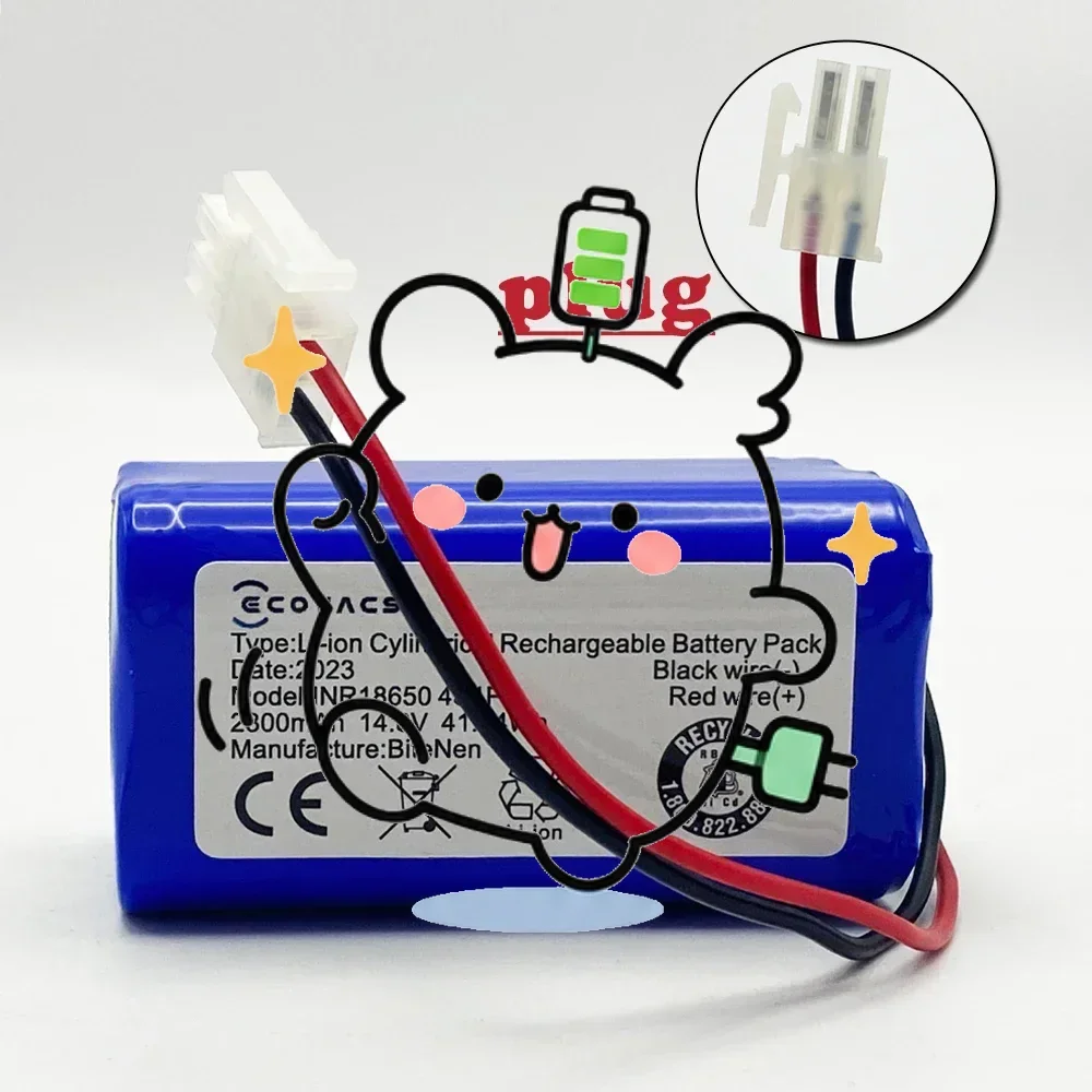 ✨📦2800mAh 14.8V RS-RT900866 Li-ion Battery Side Brush For Rowenta Tefal Explorer Serie 20 40 60 Robot Vacuum Cleaner Accessorie