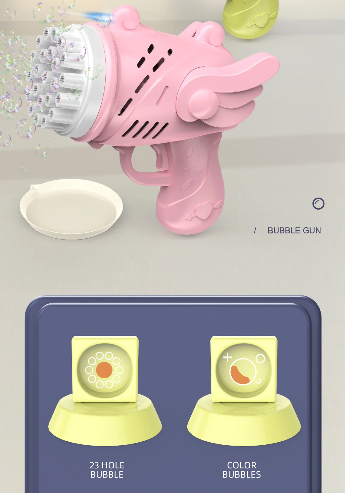 29 حفرة فقاعة بندقية آلة الأطفال فقاعات آلة النفخ الصابون في الهواء الطلق التلقائي لعبة الفتيان والفتيات عيد ميلاد لعب للأطفال #3