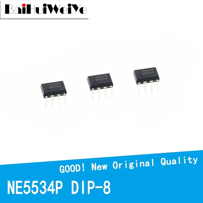

10PCS/LOT NE5534P NE5534 NE5534 DIP-8 Timers New IC Amplifier Chip Good Quality Chipset