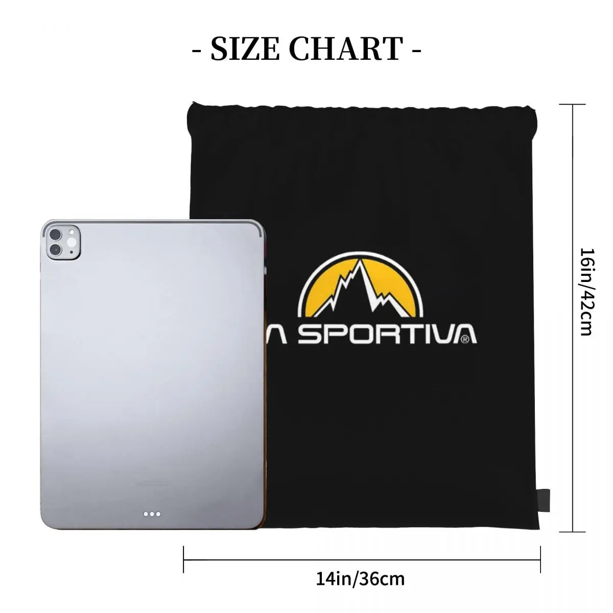 La Sportiva Merch Backpacks Portable Drawstring Bags Drawstring Bundle Pocket Shoes Bag Book Bags For Travel Students