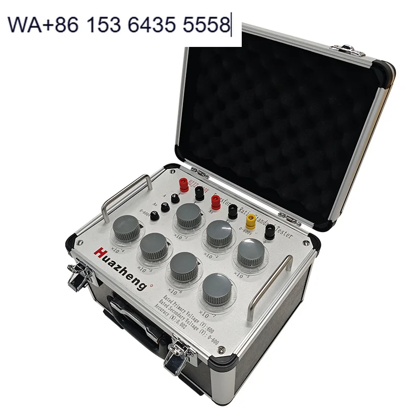 Huazheng HZJZ-600V Accuracy 0.002 TTR Turn Ratio Calibration Standard Transformer Ratio Calibrator