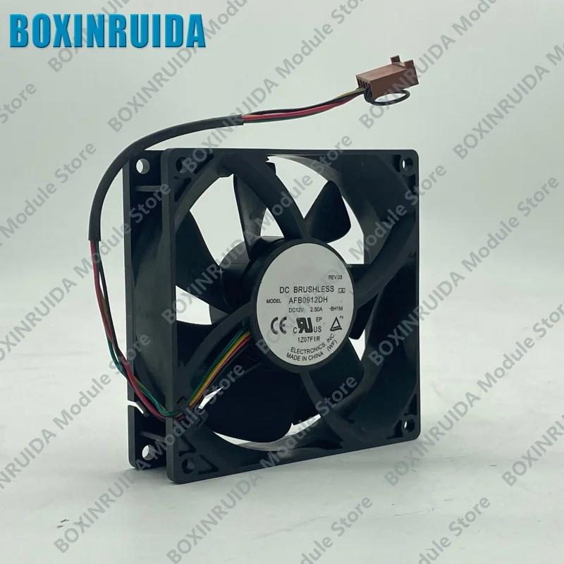Brand new original AFB0912DH 12V2.5A four wire violent fan 9cm double ball bearing