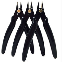 Electrical Wire Cable Cutters Cutting Side Snips Flush Pliers Nipper Anti-slip Rubber Mini Diagonal Pliers Hand Tools