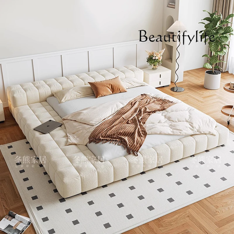 

X Tatami Design Bed Simple Sleeping Safe Full Massage Bed Modern Human Dog Double Luxury Bedroom Letto Matrimoniale Home Furnitu