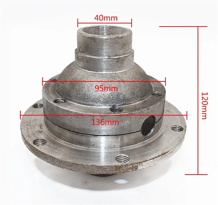 Electric Tricycle Rear Axle Accessories Chain Differential Assembly Small Shell Tricycle with Brush Motor Tooth Pack