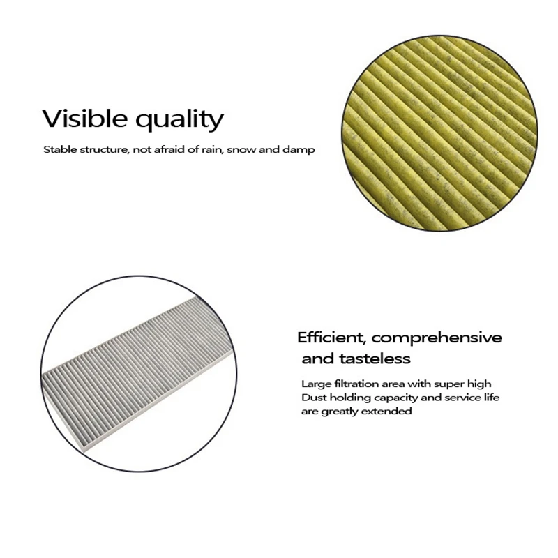 Car Air Flow Vent Cover Trim Auto Activated Carbon Material For Tesla Model Y Air Filter Accessories Anti-Blocking