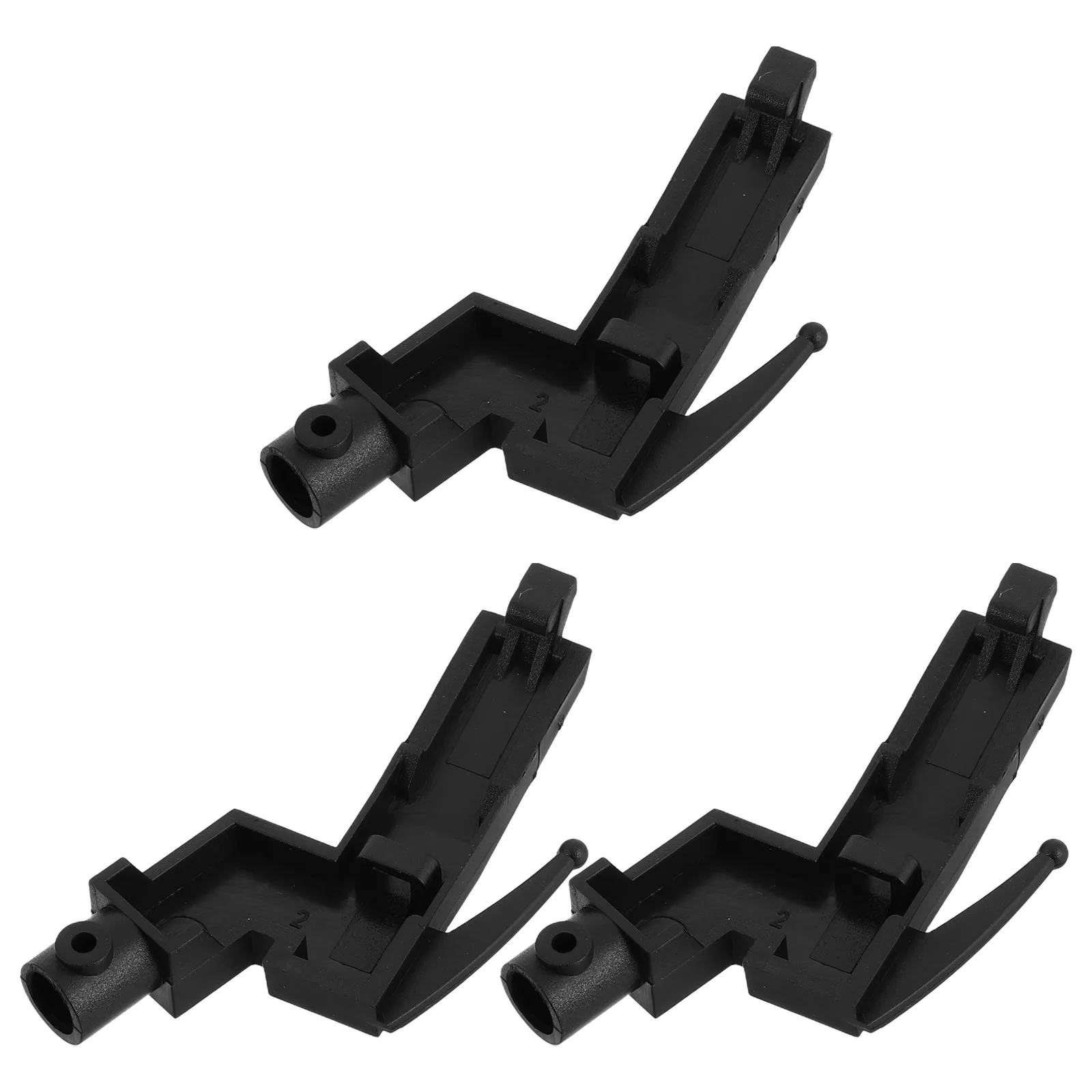 3Pcs Phonograph Cartridge Holder Plastic Black Stylus Needle Organizer Record Player Accessories Vibration