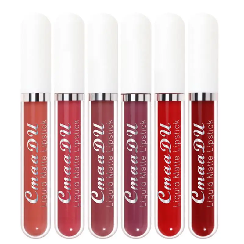 Matte Samt Lip gloss wasserdichte langlebige flüssige Lippenstift kosmetische Schönheit halten 24 Stunden Make-up Maquill ages