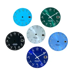 NH35 Dial Arabic Letter Numerals S Dial No Luminous 28.5mm Watch Face for Datejust NH36 Movement Watch Parts Accessories