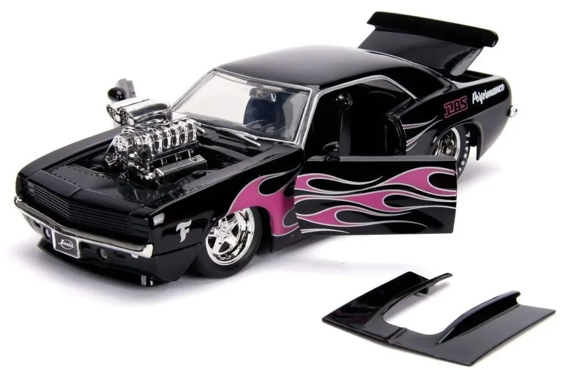 1:24 1969 Chevrolet Camaro Modified Retro Muscle Car High Simulation Diecast Car Metal CHEVY BLAZER Alloy Model Car Collection