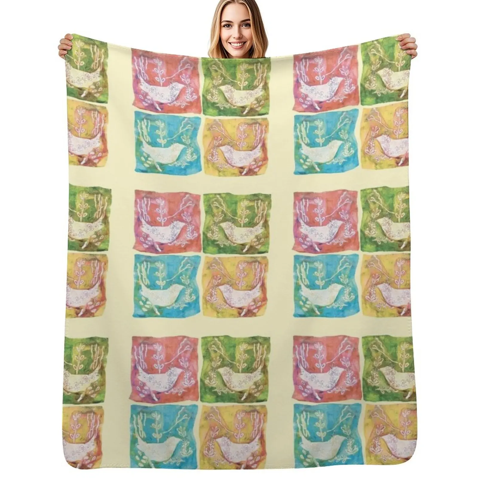 Jenny Wren Throw Blanket decorative Decoratives Vintage manga Multi-Purpose Sofa Throw Blankets