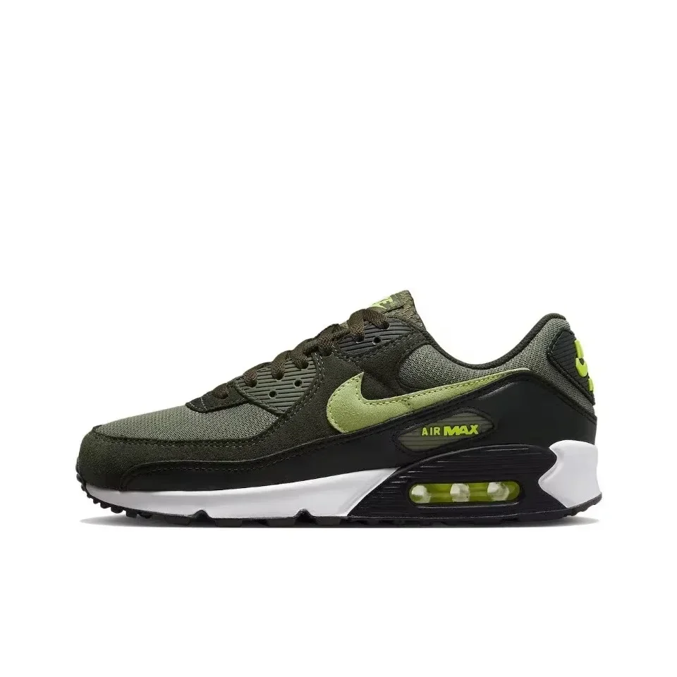 Nike Air Max 90 New Arrival Men's Running Shoes Wear Resistant Shock Absorption Breathable Black Sneakers DQ4071-200