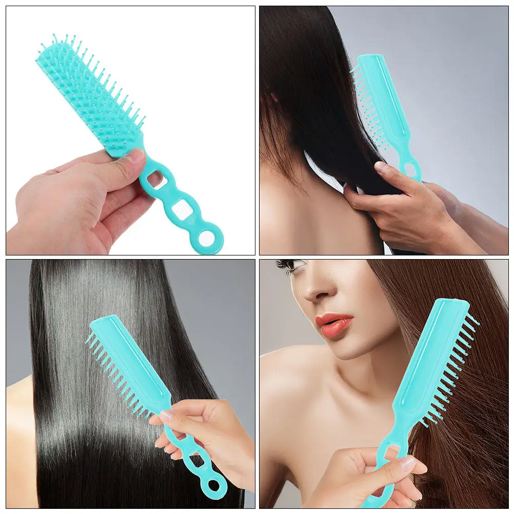

15Pcs Plastic Curl Scalp Massage Comb Anti-Static Hair Care Detangle Brush Comfortable Styling Comb Plastic Hair Brush