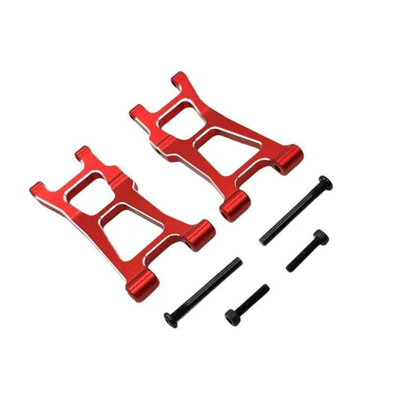Piezas de brazo inferior trasero de repuesto para coche teledirigido, mejora de Metal, aptas para coche de Control remoto MJX 1/14 14211