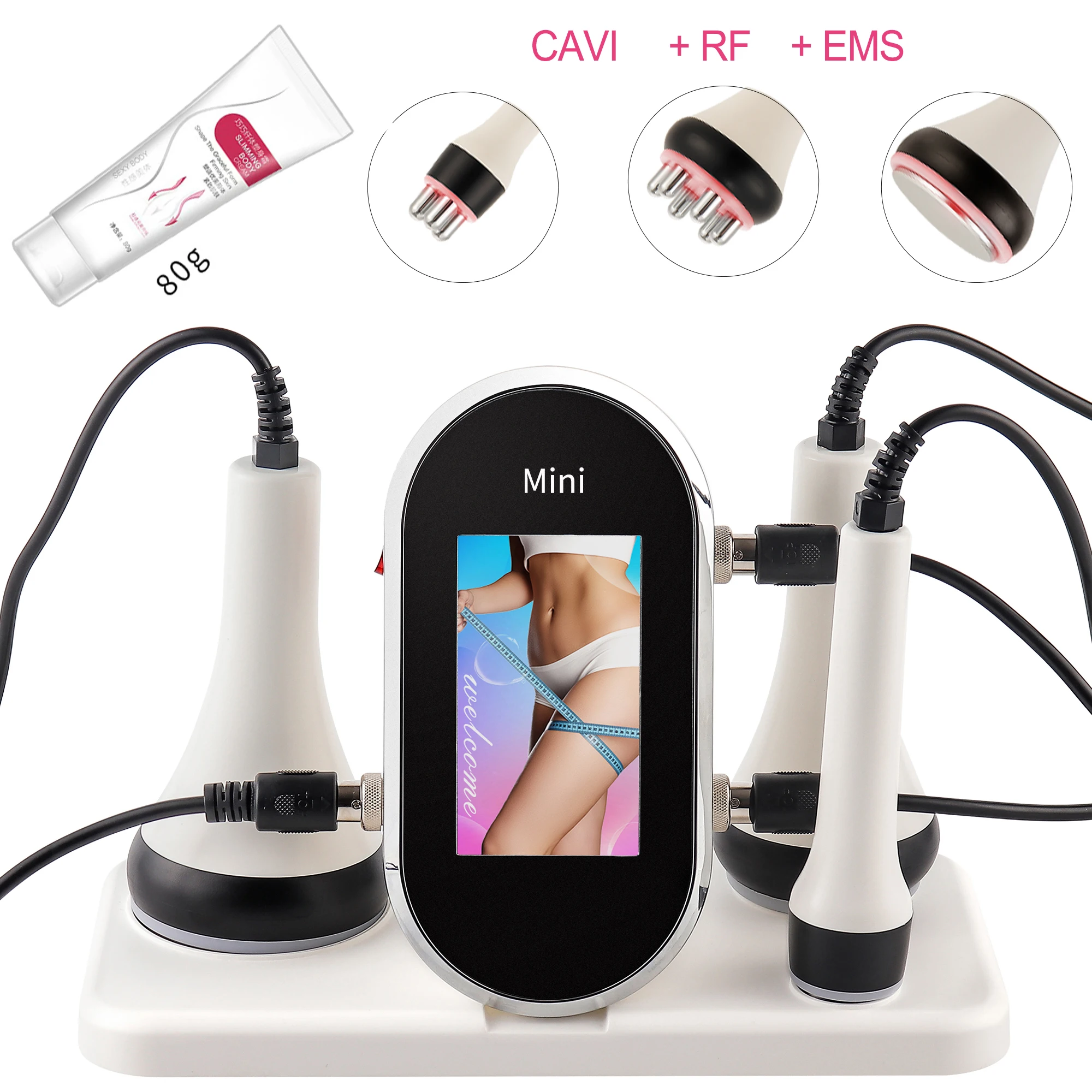 40K Ultrasonic Cavitation Machine  radiofrecuencia corporal Facial Lifting Body Slimming Beauty skin Massage Weight Loss Machine