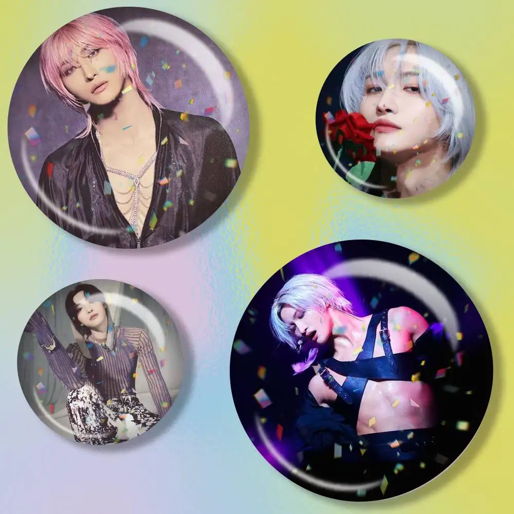 Popular Boy Band A-ATEEZ Seonghwa KPOP  Tin badges in 25/32/44/58/75mm, brooch pins for accessories & gifts,Souvenir.