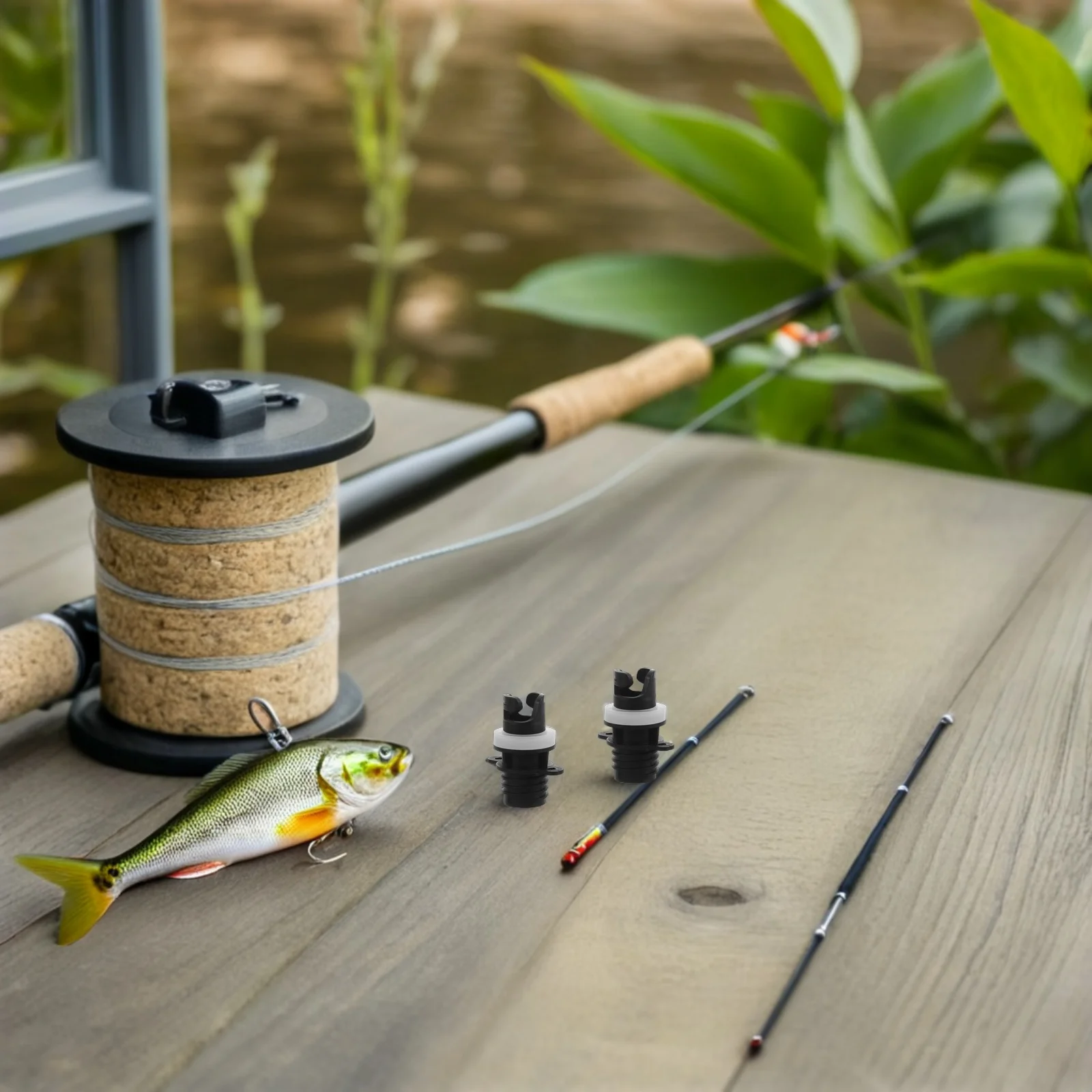 

5Pcs Pump Valve Adapter for Inflatable Kayak Compact Portable Design High Pressure Resistance Ideal for Water Sports Fishing