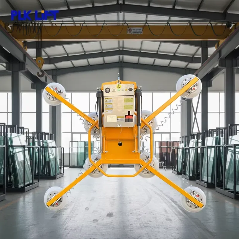 2026 CE 360° Rotating Newly All-electric X-shaped Vacuum Suction Cup Glass Lifting