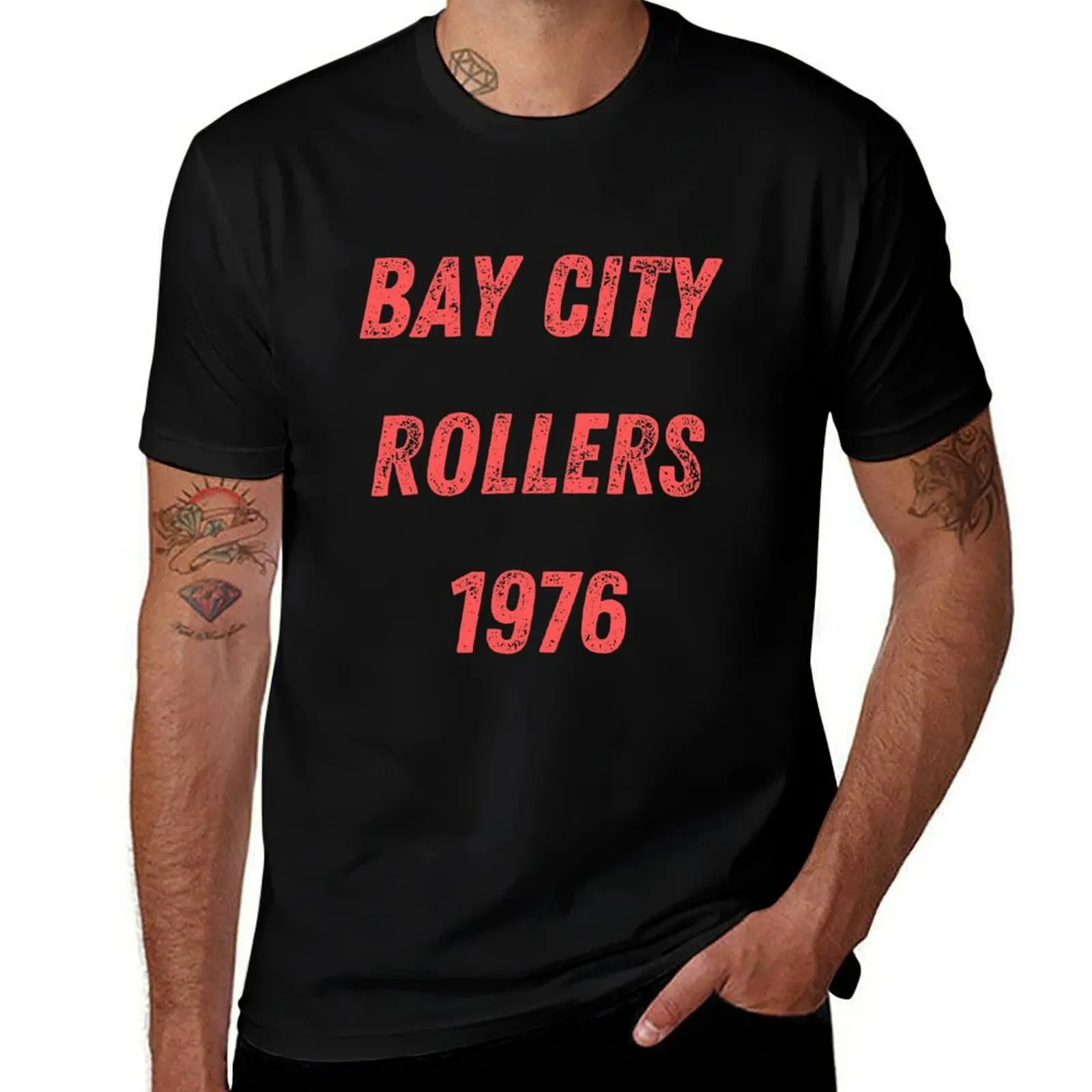 

Bay City Rollers 1976 T-Shirt oversized rapper graphic tees animal prinfor boys t shirts for men graphic