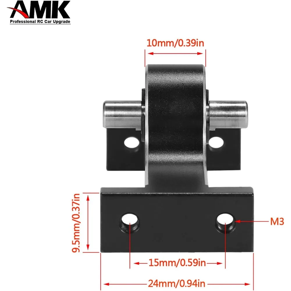 อลูมิเนียม 70 มม.Transfer Case เกียร์ 5mm SHAFT for1/10 RC ROCK Crawler MOA 1.9 Shafty LCG CHASSIS Builder