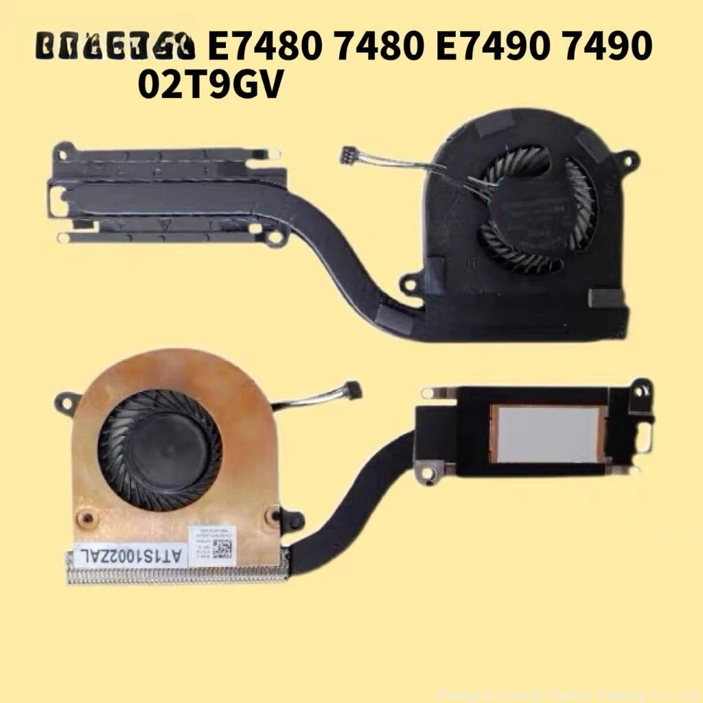 For DELL latitude E7480 E7490 7490 Fan Heatsink 02T9GV New