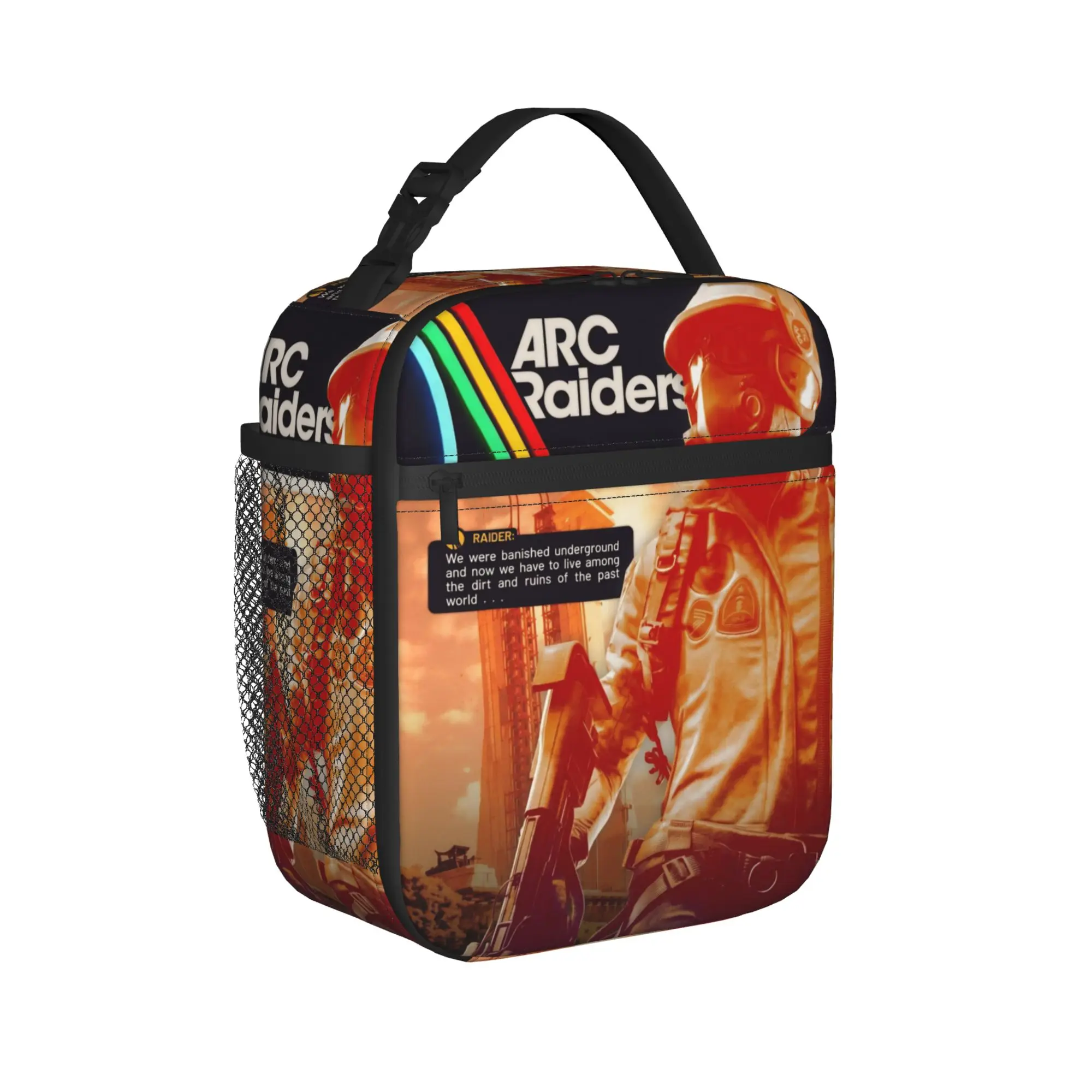 ARC Raiders Insulated Lunch Bags Thermal Bag Reusable,Lunch Container Gaming High Capacity Lunch Box Tote Food Storage Bags