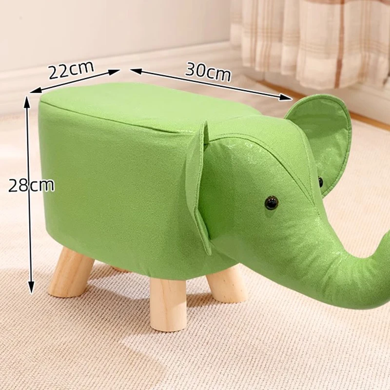 Child Wooden Chairs Rabbit Dining Seat Kids Wood Seat Tables Nordic Baby Chair Toddler Teddy Chaise Enfant Room Furniture